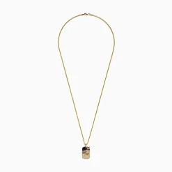Effy Jewelry Men's 14K Gold Ruby, Sapphire u0026 Diamond Eagle Head Pendant | Mens