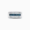 Effy Jewelry Men's 14K White Gold Blue and White Diamond Ring, 1.67 TCW | Mens