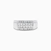 BH Multi Men's 14K White Gold Diamond Ring, 0.96 TCW | Mens