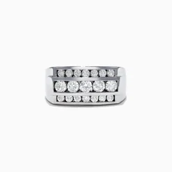 Effy Jewelry Men's 14K White Gold Diamond Ring, 1.67 TCW | Mens