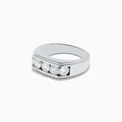 Effy Jewelry Men's 14K White Gold Diamond Ring | Mens