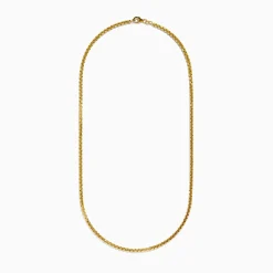 Effy Jewelry Men's 14K Yellow Gold 22" Hollow Box Chain | Mens