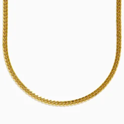 Effy Jewelry Men's 14K Yellow Gold 20" Solid Cuban Domed Chain | Mens