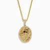 Effy Jewelry Men's 14K Yellow Gold Diamond and Ruby Dragon Pendant | Mens
