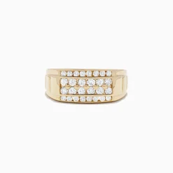 BH Multi Men's 14K Yellow Gold Diamond Ring, 0.96 TCW | Mens