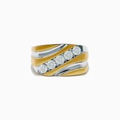 Effy Jewelry Men's 14K Yellow Gold Diamond Ring | Mens