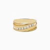 Effy Jewelry Men's 14K Yellow Gold Diamond Ring | Mens