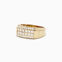 BH Multi Men's 14K Yellow Gold Diamond Ring, 0.96 TCW | Mens