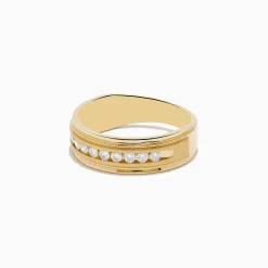 Effy Jewelry Men's 14K Yellow Gold Diamond Ring | Mens