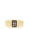 Effy Jewelry Men's 14K Yellow Gold Espresso and White Diamond Ring, 0.32 TCW | Mens