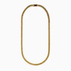 Effy Jewelry Men's 14K Yellow Gold Hollow Cuban Chain Necklace - 24' | Mens