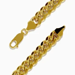 Effy Jewelry Men's 14K Yellow Gold Hollow Curb Chain Link Bracelet 8.5" | Mens
