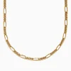 Effy Jewelry Men's 14K Yellow Gold Oval Figaro 22" Chain Necklace | Mens