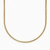 Effy Jewelry Men's 14K Yellow Gold Round Box Chain Necklace, 22'' | Mens