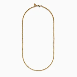 Effy Jewelry Men's 14K Yellow Gold Round Box Chain Necklace, 22'' | Mens