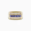 Effy Jewelry Men's 14K Yellow Gold Tanzanite and Diamond Ring | Mens