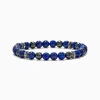 Effy Jewelry Men's Lapis Lazuli and Hematite Beaded 7.5" Bracelet, 60.00 TW | Mens