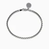 BH Multi Men's Sterling Silver 8" Box Link Bracelet | Mens