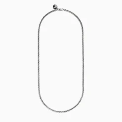 BH Multi Men's Sterling Silver 21" Box Link Chain | Mens