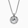 Effy Jewelry Men's Sterling Silver Compass Pendant | Mens