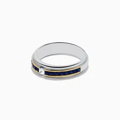 Effy Jewelry 925 Men's Sterling Silver Sapphire Ring | Mens