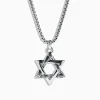 Effy Jewelry Men's Sterling Silver Star of David Pendant | Mens