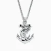 Effy Jewelry Men's Sterling Silver Swordfish and Anchor Pendant | Mens