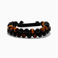 BH Multi Men's Tiger's Eye Bead Bracelet | Mens