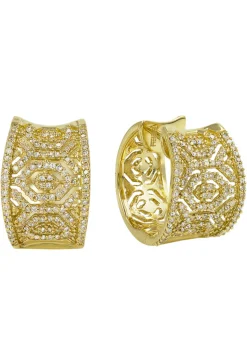 Effy Jewelry Moderna D'Oro Yellow Gold Diamond Earrings, .73 TCW | Earrings