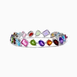 Effy Jewelry Mosaic 925 Sterling Silver Multi Gemstone Bracelet | Bracelets