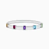Effy Jewelry Mosaic 925 Sterling Silver Multicolor Gemstone Bangle | Bracelets
