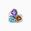 Effy Jewelry Mosaic 925 Sterling Silver Multi Gemstone Ring | Rings