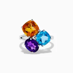 Effy Jewelry Mosaic 925 Sterling Silver Multi Gemstone Ring | Rings