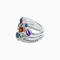 Effy Jewelry Mosaic 925 Sterling Silver Multi Gemstone Ring | Rings