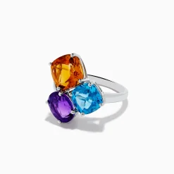 Effy Jewelry Mosaic 925 Sterling Silver Multi Gemstone Ring | Rings