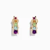 Effy Jewelry Mosaic 14K Yellow Gold Multi Gemstone Earrings, 1.40 TCW | Earrings