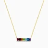 Effy Jewelry Mosaic 14K Yellow Gold Multi Gemstone Pendant | Necklaces & Pendants
