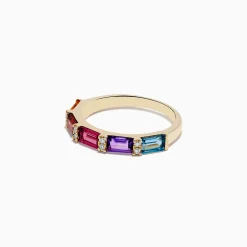 Effy Jewelry Mosaic 14K Yellow Gold Multi Gemstone Ring | Rings