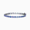 Effy Jewelry Nahla 925 Sterling Silver Pear Tanzanite Tennis Bracelet | Bracelets