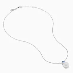 Effy Jewelry Nahla 14K White Gold Fresh Water Pearl and Tanzanite Pendant | Necklaces & Pendants