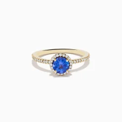 Effy Jewelry Nahla 14K Yellow Gold Tanzanite and Diamond Ring | Rings