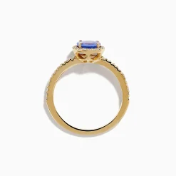 Effy Jewelry Nahla 14K Yellow Gold Tanzanite and Diamond Ring | Rings