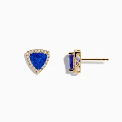 Effy Jewelry Nahla Siri Effy 14K Yellow Gold Tanzanite and Diamond Earrings | Earrings