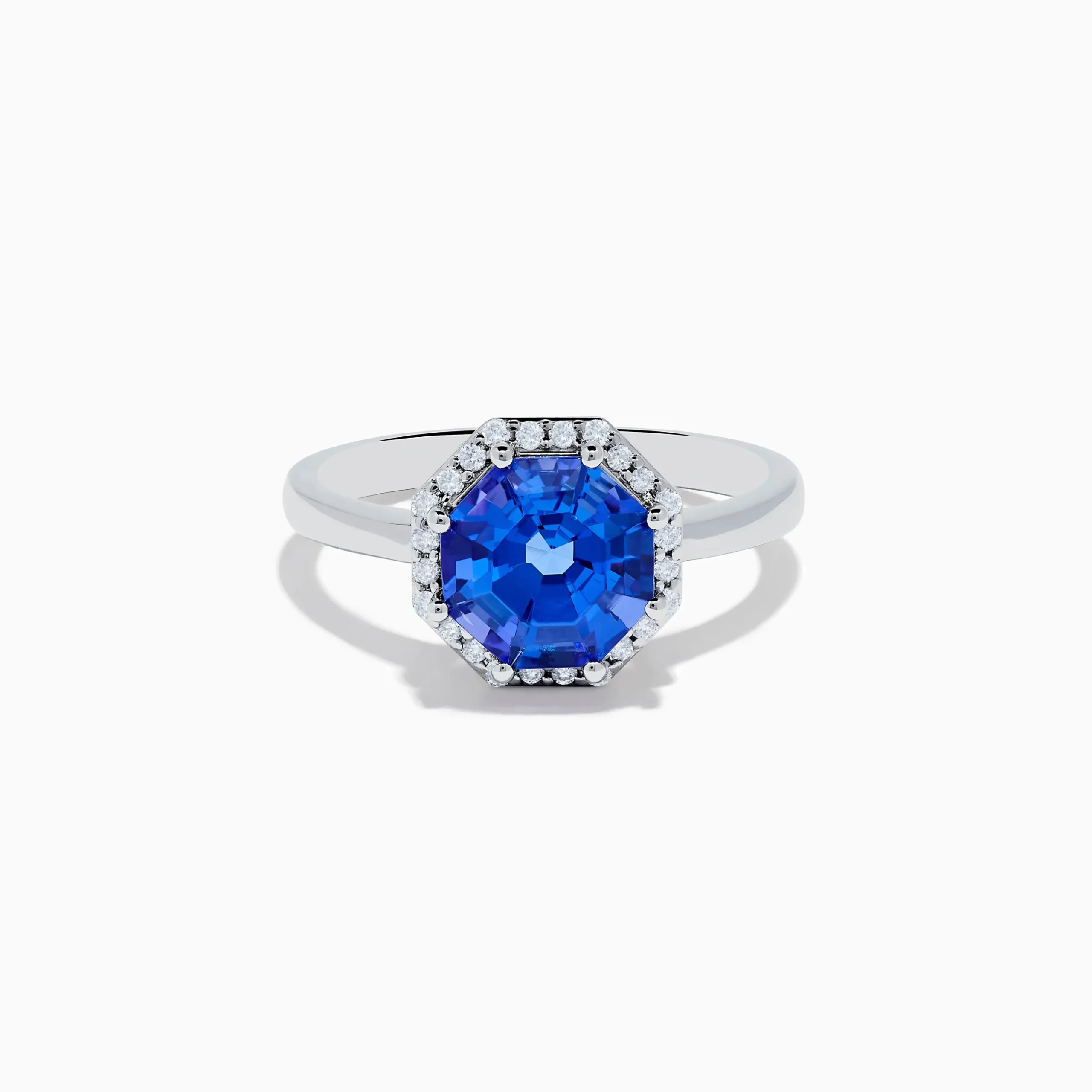 Effy Jewelry Nahla Siri 14K Gold Octagon Cut Tanzanite and Diamond Ring | Rings