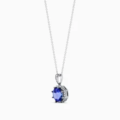 Effy Jewelry Nahla Siri 14K Gold Octagon Cut Tanzanite and Diamond Pendant | Necklaces & Pendants