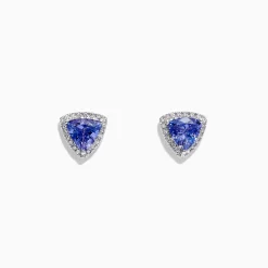 Effy Jewelry Nahla Siri 14K Gold Tanzanite u0026 Diamond Stud Earrings, 2.34 TCW | Earrings