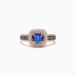 Effy Jewelry Nahla Siri 14K Rose Gold Tanzanite and Diamond Rings, 1.34 TCW | Rings