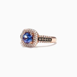 Effy Jewelry Nahla Siri 14K Rose Gold Tanzanite and Diamond Rings, 1.34 TCW | Rings