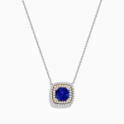 Effy Jewelry Nahla Siri 14K Two Tone Gold Tanzanite and Diamond Necklace | Necklaces & Pendants