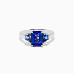 Effy Jewelry Nahla Siri 14K Two-Tone Gold Tanzanite Ring | Rings